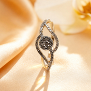 Bella Serene Twist Diamond Ring