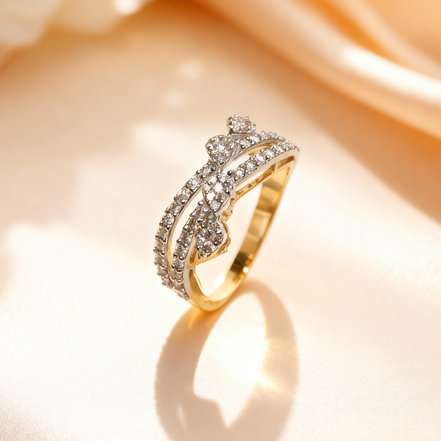 Bella Intertwine Glow Diamond Ring