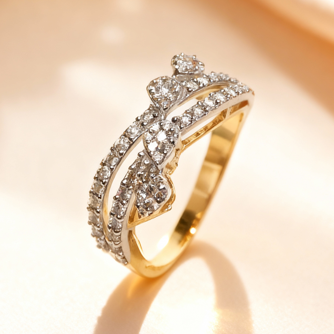 Bella Intertwine Glow Diamond Ring