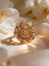 Lakshya Devi Gold Cocktail Ring