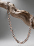 Siora Dual-Tone Luxe Link Silver Chain