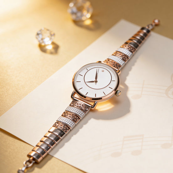 Siora Rosé Harmony Silver Watch