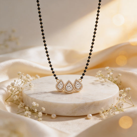 Luxe Triveni Aura Diamond Mangalsutra
