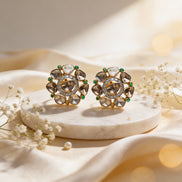 Luxe Polki Aura Diamond Earrings