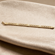 RSJ Imperial Block Gold Bracelet