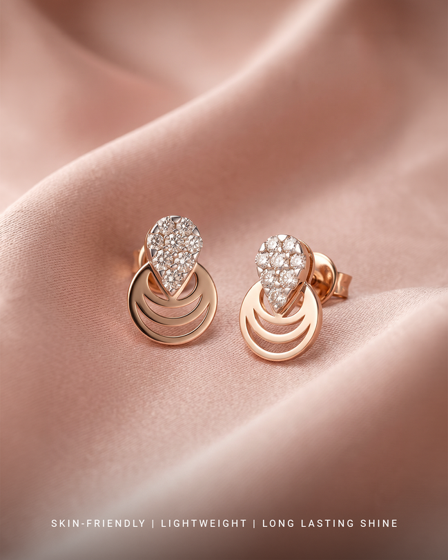 Bella Kids Luna Drop Studs