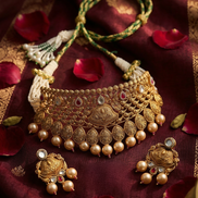 Pearl Drop Heritage Choker Set