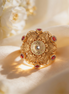 Ananta Heritage Gold Cocktail Ring