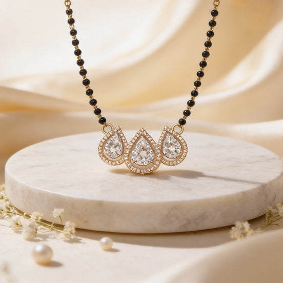 Luxe Triveni Aura Diamond Mangalsutra