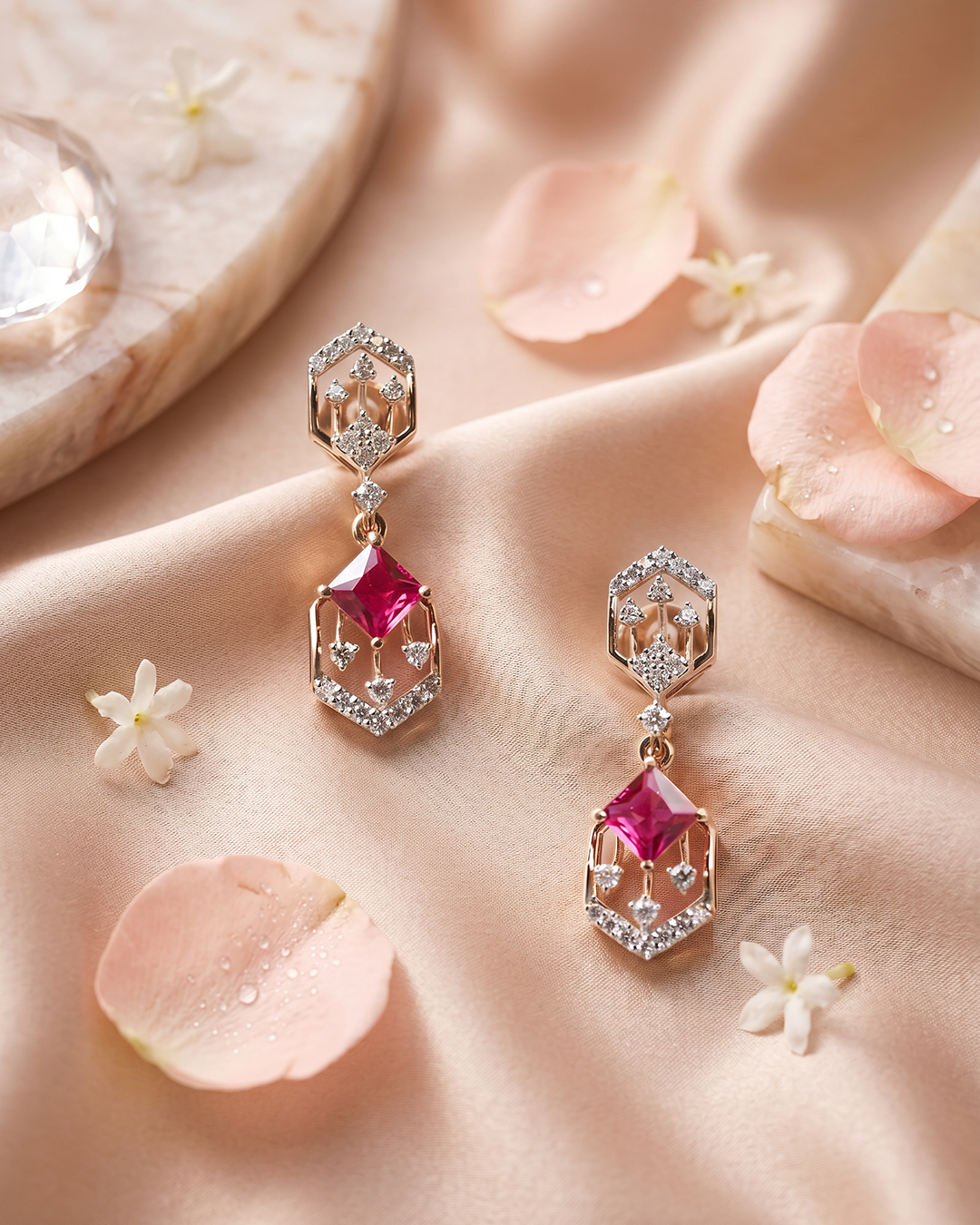 RSJ Ruby Cascade Luxe Diamond Set