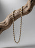Siora Dual-Tone Beaded Silver Chain