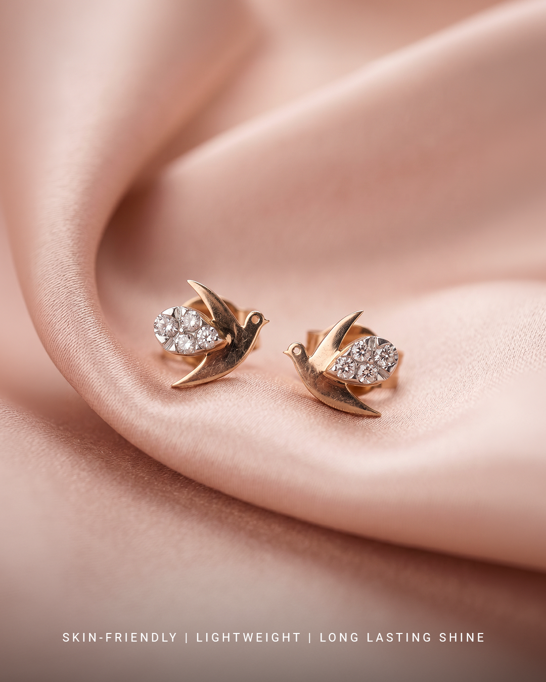 Bella Kids Soaring Dove Studs