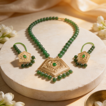 Dogri Hari Padma Haar Set