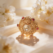 Ananta Heritage Gold Cocktail Ring