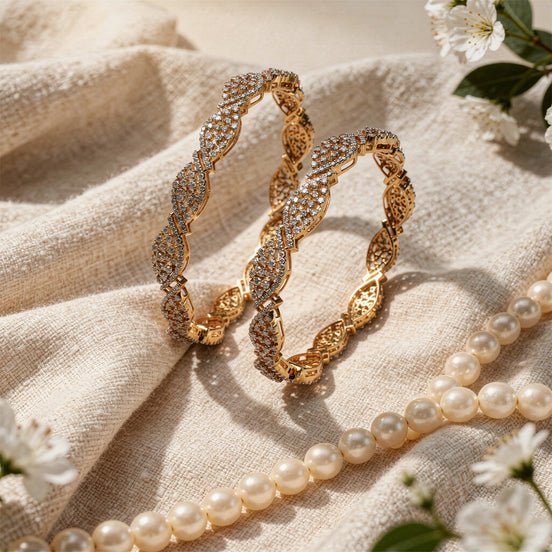 Luxe Imperia Diamond Bangles