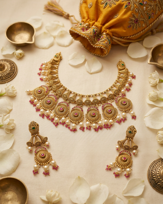 RSJ Pearl Royale Gold Set