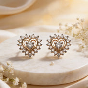 Bella Diamond Amour Halo Earrings