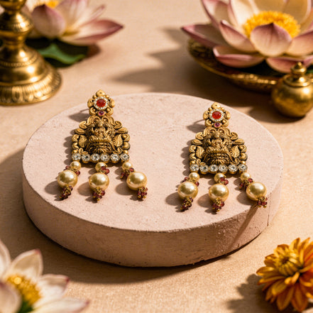 RSJ Lakshmika Vedic Gold Necklace Set