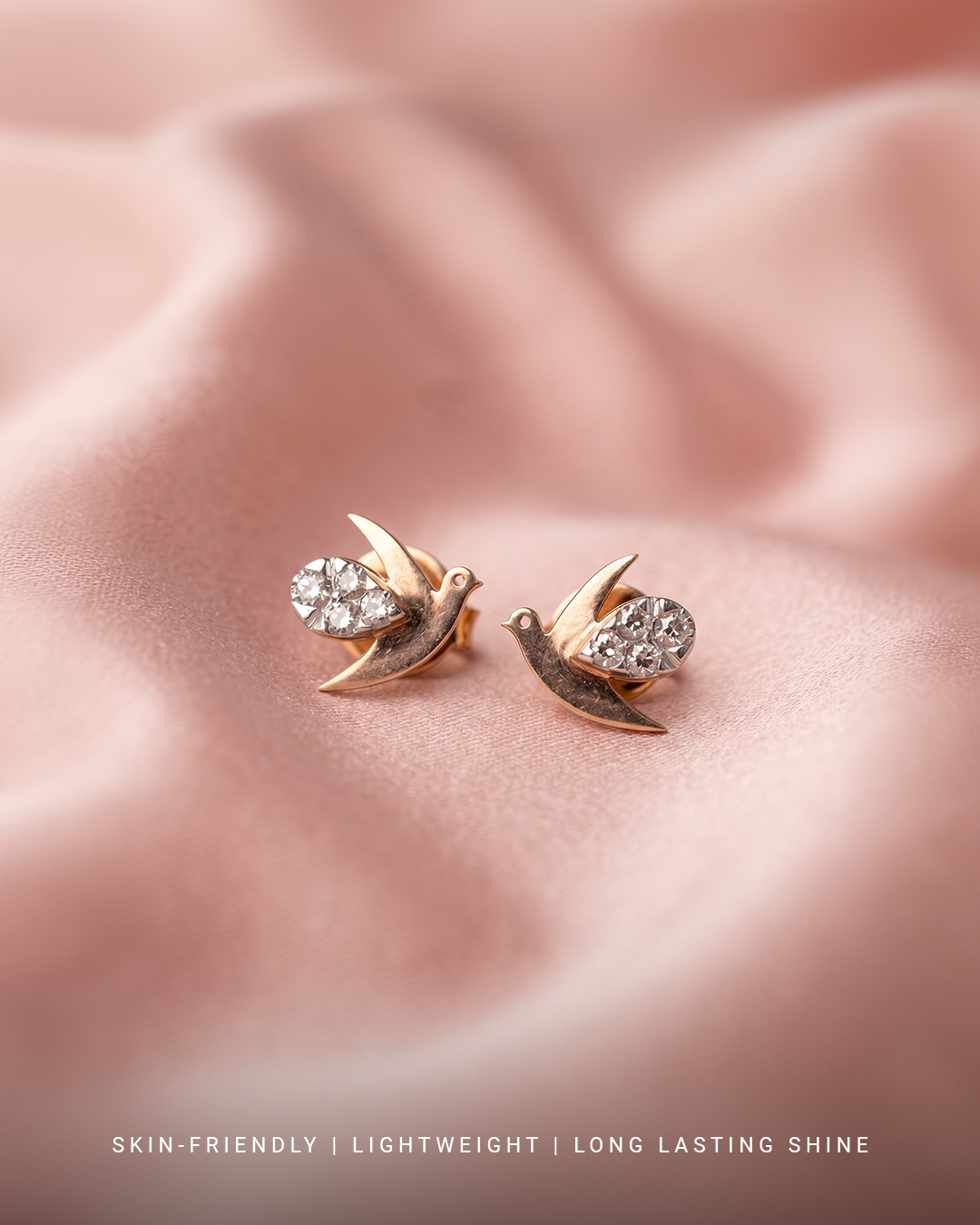 Bella Kids Soaring Dove Studs