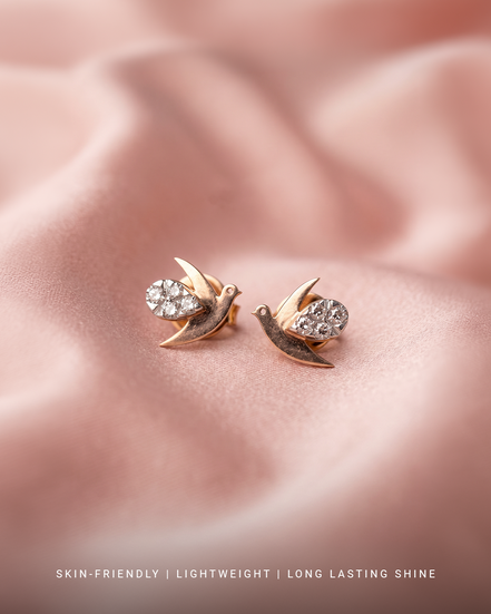 Bella Kids Soaring Dove Studs