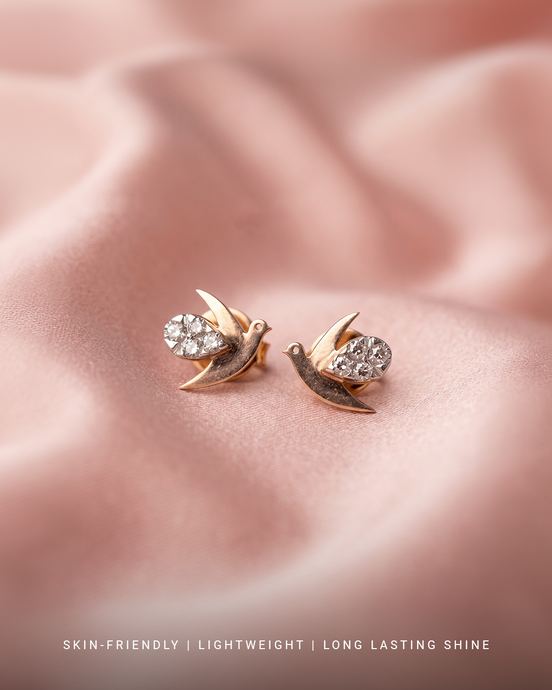Bella Kids Soaring Dove Studs