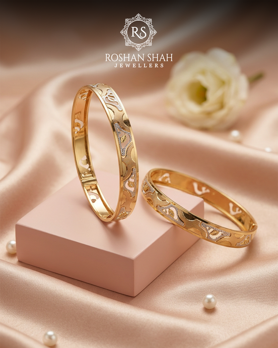 Regal Vine Gold Kada Set