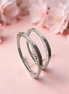 Siora Noir Crystal Bangles