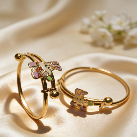 RSJ Tiny Flutter Gold Baby Kadas