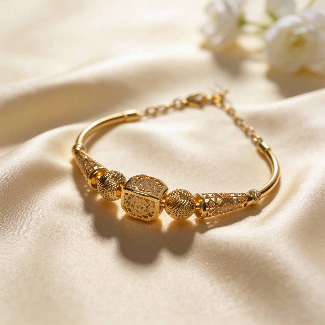 RSJ Suvarna Knot Gold Bracelet