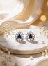 Luxe Sapphire Radiance Diamond Earrings