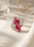 RSJ Crimson Bloom Diamond Ring