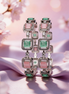 Siora Pastel Prism Silver Drop Bangles
