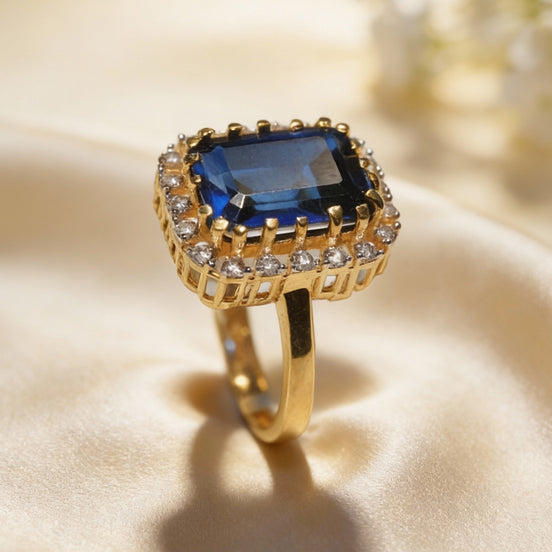 Azure Royale Gold Ring