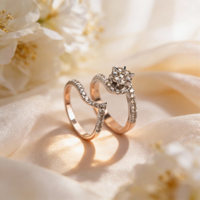 Bella Serene Bloom Diamond Ring
