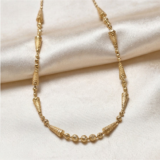 RSJ Grace Bead Gold Chain