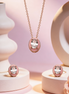 Siora Classic Oval Glow Pendant Set
