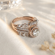 RSJ Celeste Solitaire Diamond Ring