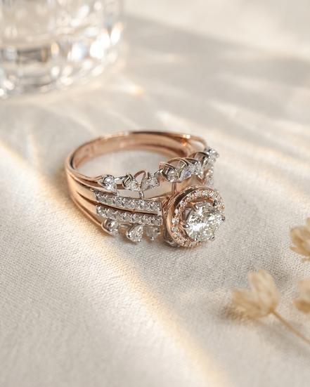 RSJ Celeste Solitaire Diamond Ring