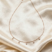 RSJ Bloom Solitaire Gold Pendant Chain