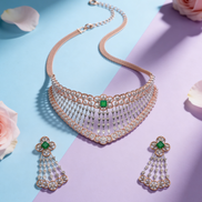 RSJ Luxe Emerald Majesty Diamond Set