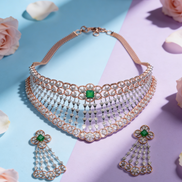 RSJ Luxe Emerald Majesty Diamond Set