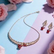 RSJ Luxe Ruby Whisper Diamond Set