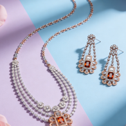 RSJ Luxe Amber Royale Diamond Set