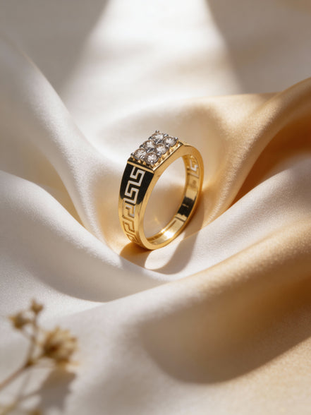 Bella Imperial Maze Diamond Ring (Yellow Gold)