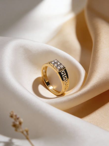 Bella Imperial Maze Diamond Ring (Yellow Gold)