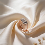 Bella Rose Matrix Diamond Ring