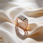 Bella Rose Matrix Diamond Ring