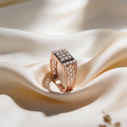 Bella Rose Matrix Diamond Ring