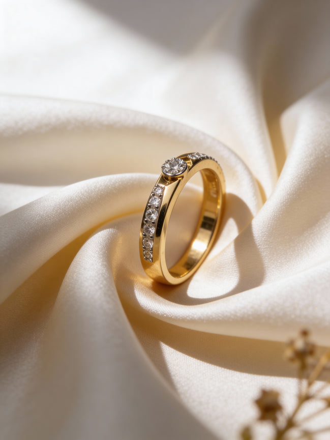 Bella Eclipse Band Diamond Ring