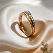 Bella Heritage Block Diamond Ring